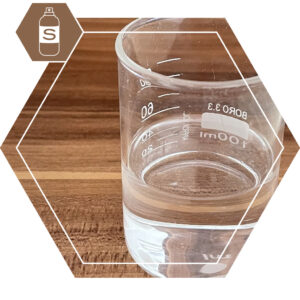 Cosmetisch haarwater