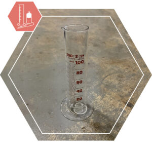 Measuring cylinder 100 ml LM